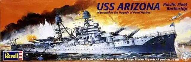 Збірна модель 1/426 лінкор USS Arizona Revell 10302 - Збірні масштабні моделі BOX24