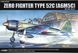 Assembled model 1/72 aircraft A6M5c Zero Fighter Type 52c Academy 12493