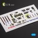 Interior 3D Stickers for A6M2B Zero Tamiya Kit (1/72) Kelik K72046, In stock