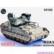 Собранная Модель 1/72 танк M2A3 IFV Infantry Fighting Vehicle Armor Tank ABS Dragon 63122