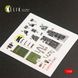 1/48 F-16C "Fighting Falcon" Interior 3D Stickers for Kinetic Kelik Kit K48034, Out of stock