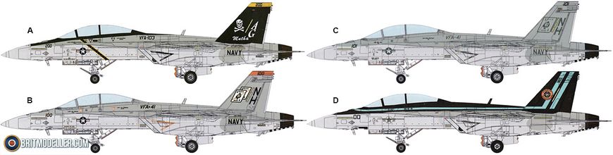 Збірна модель 1/48 винищувач Boeing F/A-18F Super Hornet Meng Model LS-013