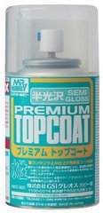 Лак напівглянсовий на водній основі Premium Top Coat Semi-Gloss Mr.Hobby B-602