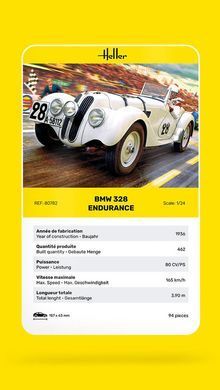 Сборная модель 1:24 гоночный ретро автомобиль BMW 328 Heller 80782