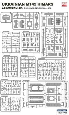 Збірна модель 1:35 РСЗВ Ukrainian M142 HIMARS "ATACMS / GMLRS" Fore Art 5002
