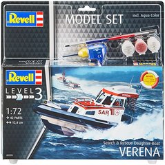 Стартовый набор 1/72 для моделизма катера Model Set Search & Rescue Daughter-Boat Revell 65228