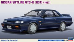 Сборная модель 1/24 автомобиль 1987 года Nissan Skyline GTS-R R31 Hasegawa 21129