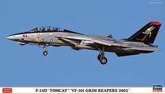 Збірна модель 1/72 винищувач F-14D Tomcat 'VF-101 Grim Reapers 2002' Hasegawa 02444
