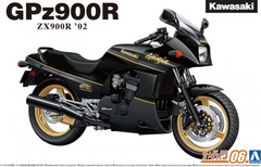Збірна модель 1/12 мотоцикл Kawasaki Ninja ZX900R GPz900R 2002 The Bike #6 Aoshima 06312