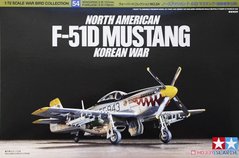 Сборная модель 1/72 самолет North American F-51D Mustang Korean War Tamiya 60754