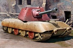 Збірна модель 1/35 німецький важкий танк Е-100 з баштою Круппа Trumpeter 09543
