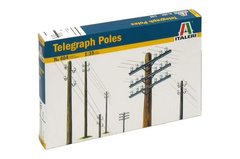 Prefab model 1/35 Telegraph Poles Italeri 0404