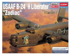 Збірна модель 1/72 бомбардувальник USAAF B-24H Liberator "Zodiac" Academy 12584