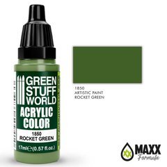 Акрилова фарба непрозора ROCKET GREEN з матовим покриттям 17 мл GSW 1850