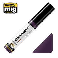 Oil paint with a built-in applicator brush OILBRUSHER Cosmic purple Ammo Mig 3526