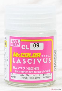 Краска для фигурок Mr. Color Lascivus (18ml) Smooth Pearl Coat / Гладко-жемчужный CL09 Mr.Hobby CL09