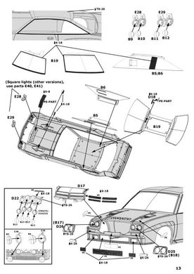 Assembled model 1/24 rally car Opel Manta 400 Gr. B TdC´84 #3 Fréquelin/"Tilber" Belkits BEL-008