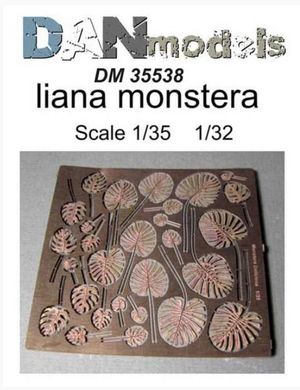 Фототравлення 1/35 Ліана Монстера DAN Models 35538