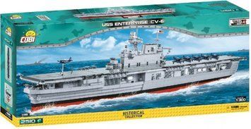 Educational constructor Aircraft carrier "Enterprise" 2510 parts COBI 4815