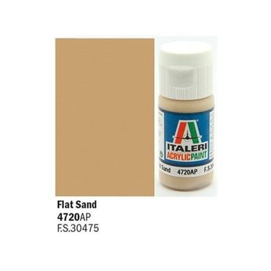 Акрилова фарба пісочний матовий flat sand 20ml Italeri 4720