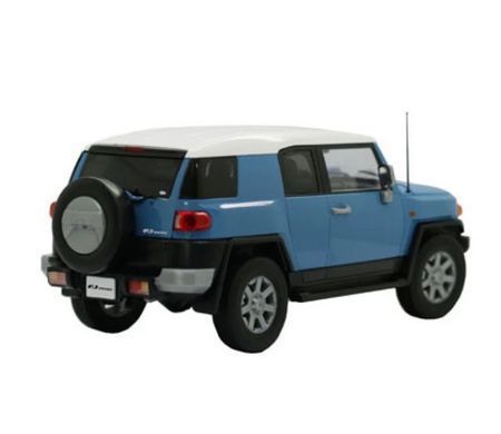 Сборная модель 1:24 автомобиль Toyota FJ Cruiser Smoky Blue C-NX-9 EX-2 Fujimi 06616