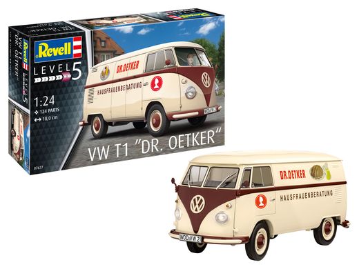 Збірна модель 1/24 фургон Volkswagen T1 "Dr. Oetker" Revell 07677