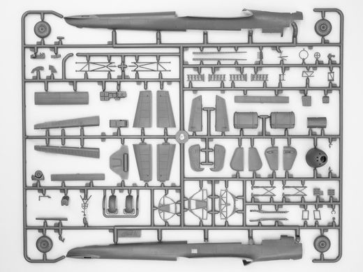 Сборная модель 1/72 самолет Do 17Z-7, Немецкий ночной истребитель 2 Мировой войны ICM 72307