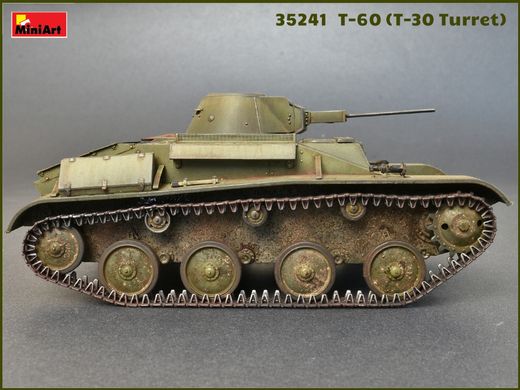 Сборная модель 1/35 Танк Т-60 (БАШТА Т-30) с интерьером MiniArt 35241