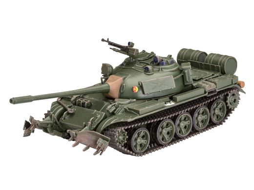 Сборная модель советский танк T-55A /AM with KMT-6/EM Revell 03328 1/72