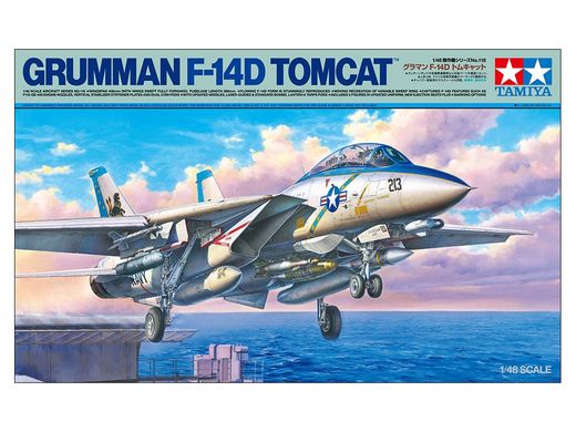 Збірна модель 1/48 реактивний літак Grumman F-14D Tomcat Tamiya 61118