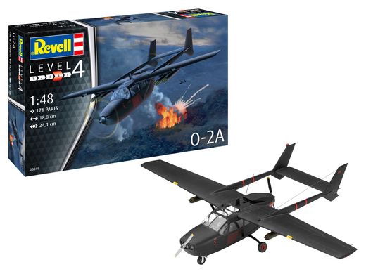 Revell 03819 O-2A military aircraft 1/48 assembly model