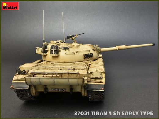Збірна модель 1/35 Середній танк ЦАХАЛ Тиран 4Ш раннього типу (Інтер'єрний комплект) MiniArt 37021
