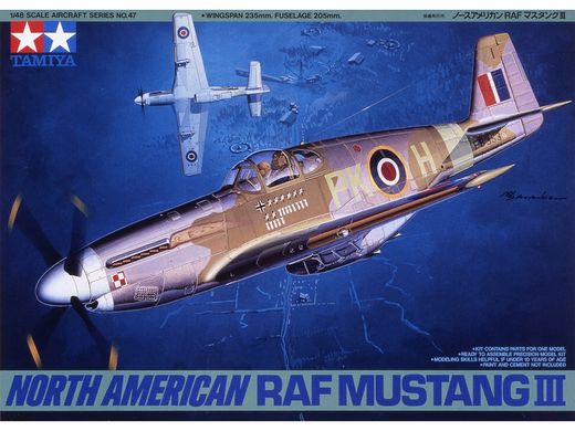Збірна модель 1/48 North American RAF Mustang III Tamiya 61047