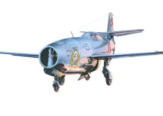 Збірна модель 1/72 легкий реактивний винищувач Як-23 "Флора" Yak-23 "Flora" MisterCraft D-224