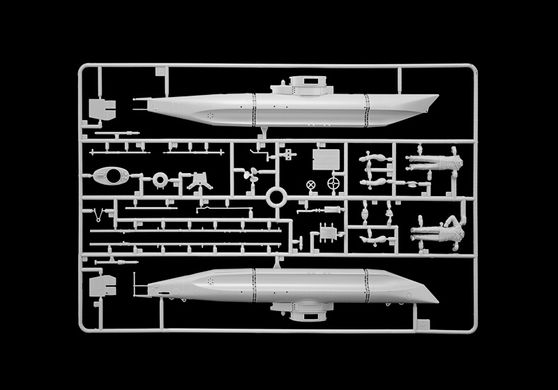 Збірна модель 1/35 Малий підводний човен Biber Italeri 5609