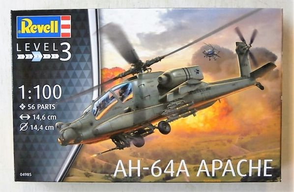 Revell 04985 AH-64A Apache Revell 1/100 build model