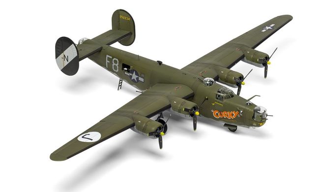 Assembled model 1/72 aircraft Consolidated B-24H Liberator Airfix A09010