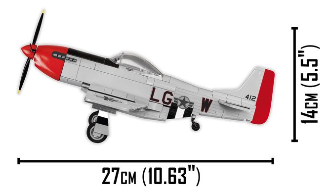 Обучающий конструктор самолет TOP GUN Maverick P-51D Mustang COBI 5806