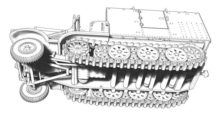 Збірна модель 1/72 німецька САУ Діана 76-мм FK.36 (R) auf mZgkw 5t "Diana" ACE 72574