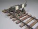 Prefab model 1/35 railway track (European) with dead end Railway Track & Dead end MiniArt 35568