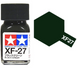 Эмалевая краска XF-27 Black Green flat (Черно-Зеленый матовый), 10 мл. Tamiya 80327