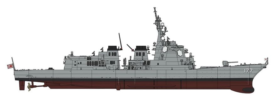 Сборная модель 1/450 эсминец JMSDF DDG Atago "2017" Hasegawa 40104