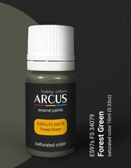 Enamel paint FS 34079 Forest Green (Green Forest) ARCUS 597