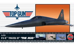 Збірна модель американського реактивного літака 1/72 Top Gun F-5E Tiger II 'The Mig' Airfix 00502