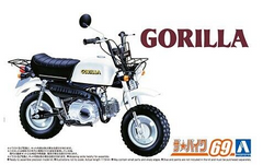 Сборная модель 1/12 мотоцикла Honda Z50J Gorilla '78 Aoshima 06343
