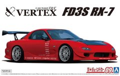 Сборная модель 1/24 автомобиль Vertex FD3S RX-7 '99 Aoshima 05839