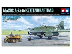 Збірна модель 1/48 літак Messerschmitt Me262 A-2a та Kettenkraftrad Tamiya 25215