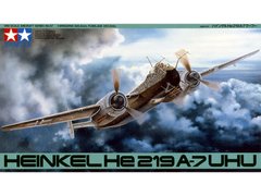 Збірна модель 1/48 літак Heinkel He 219 A-7 "Uhu" Tamiya 61057