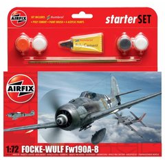 Стартовий набір збірної моделі літака Focke-Wulf Fw190A-8 Starter set Airfix A55110 1:72