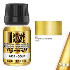 Пигменты изготовлены из настоящих металлов Pure Metal Pigments GOLD 30 мл GSW 2435